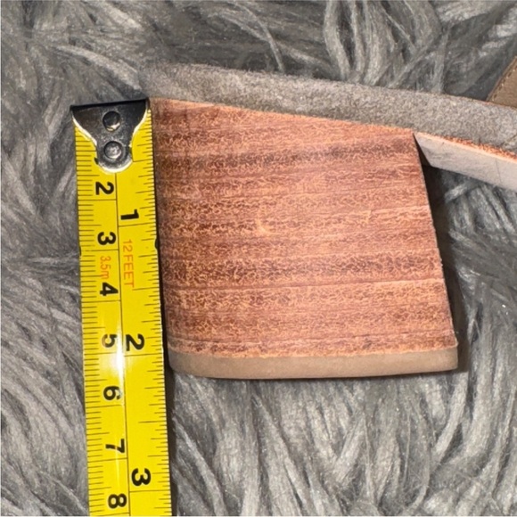 RARE Huma Blanco Pointed Toe Mule Block Heel Bone Grey Size 39 EU - Picture 9 of 10